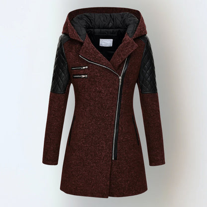 Ladies Classic Trench Coat with Cinched Waist