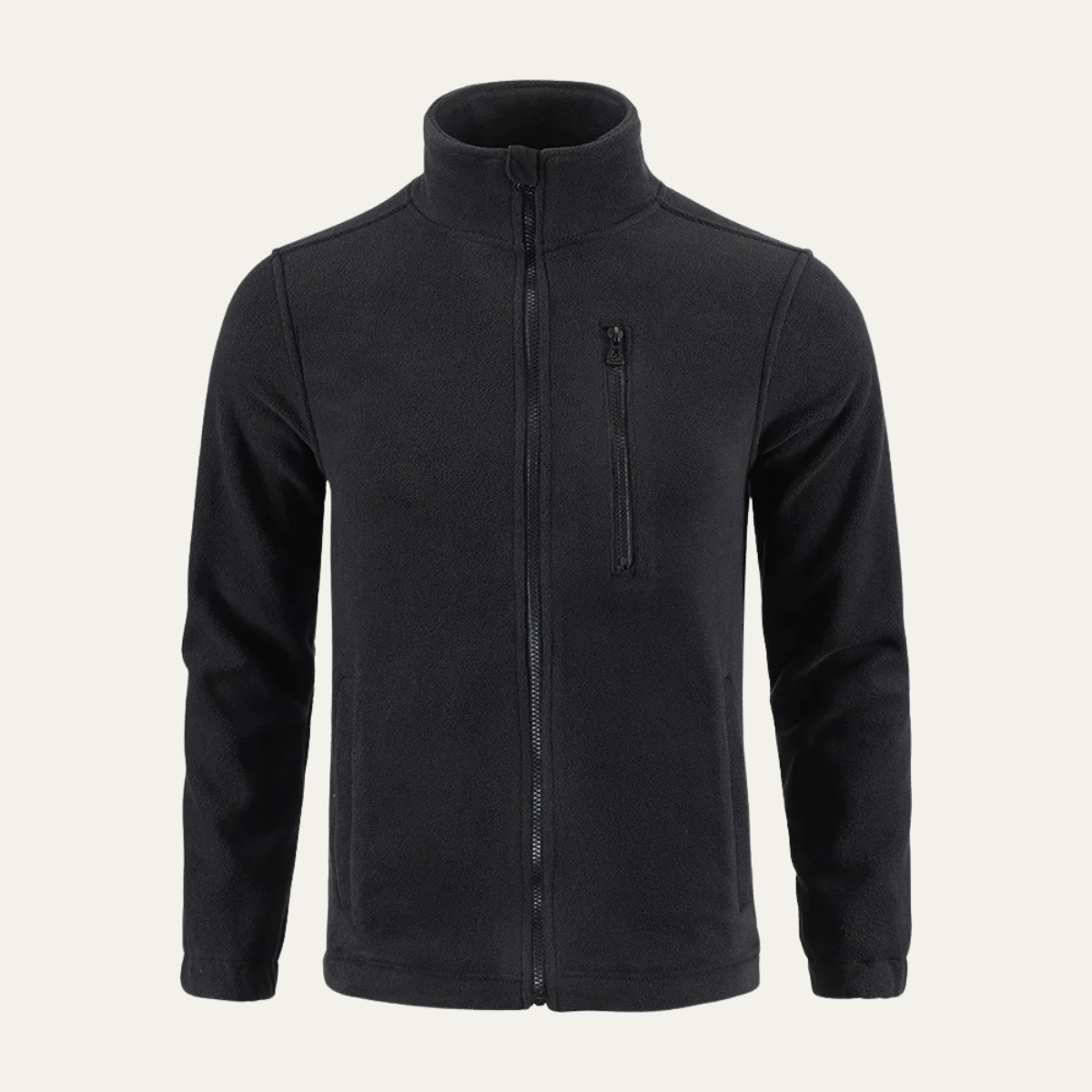 Warm Men's Lightweight Full Zip Fleece Jacket