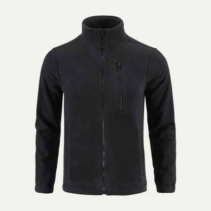 Warm Men's Lightweight Full Zip Fleece Jacket