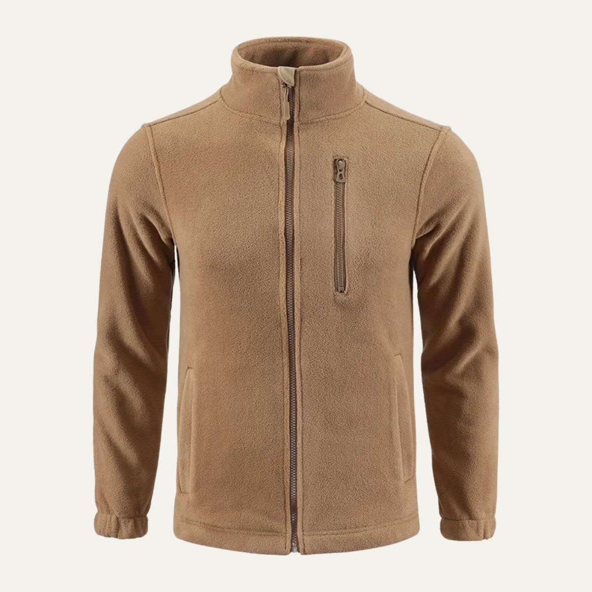 Warm Men's Lightweight Full Zip Fleece Jacket