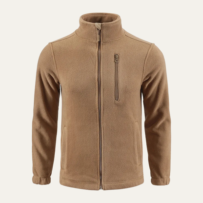 Warm Men's Lightweight Full Zip Fleece Jacket