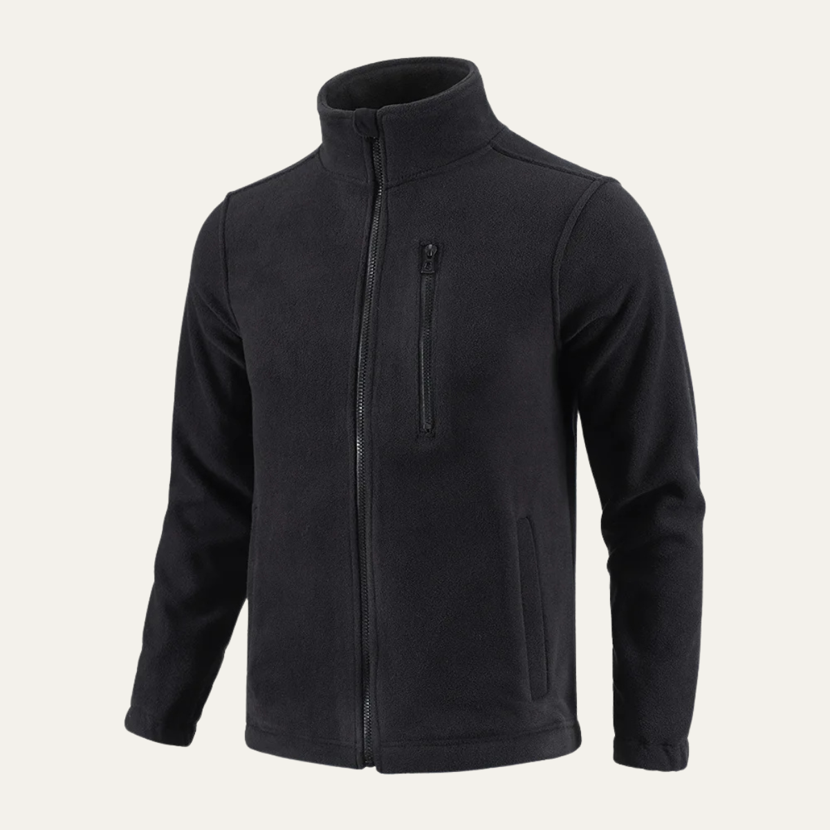 Warm Men's Lightweight Full Zip Fleece Jacket