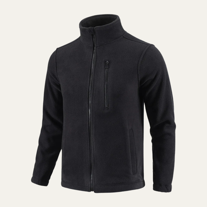 Warm Men's Lightweight Full Zip Fleece Jacket