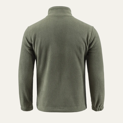 Warm Men's Lightweight Full Zip Fleece Jacket