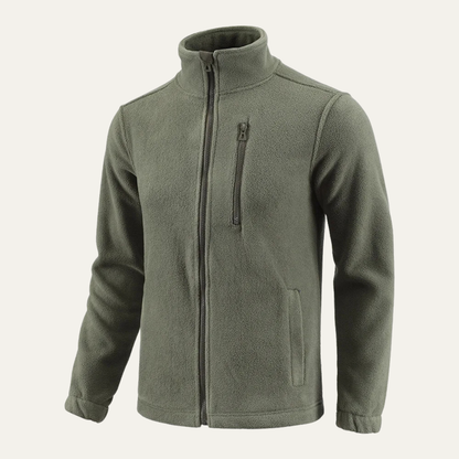 Warm Men's Lightweight Full Zip Fleece Jacket