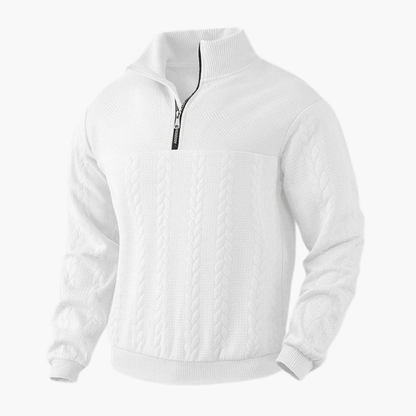 Classic Crew Neck Warm Sweater for Men