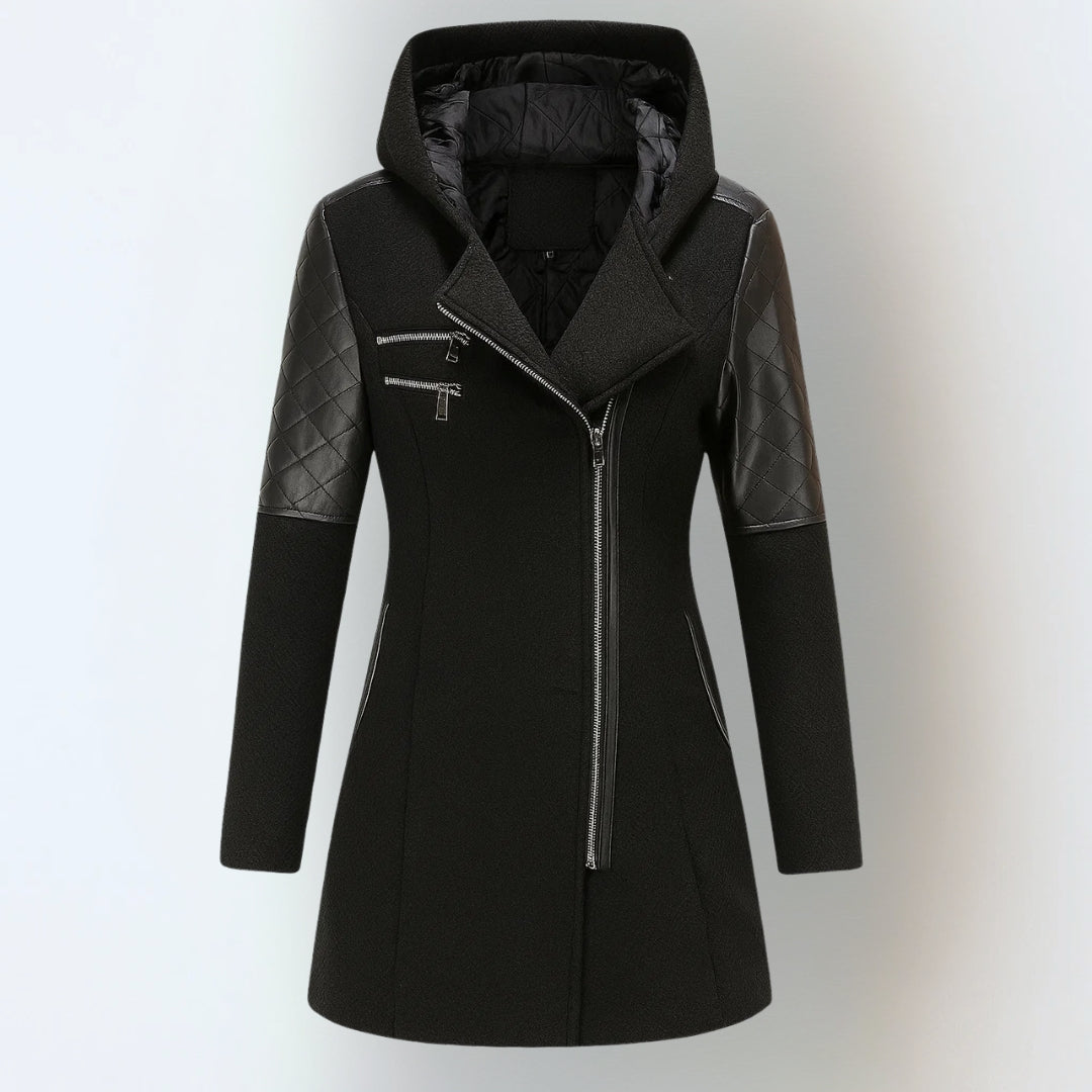 Ladies Classic Trench Coat with Cinched Waist