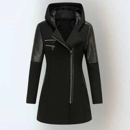 Ladies Classic Trench Coat with Cinched Waist