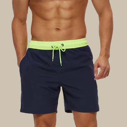 Quick Dry Swim Shorts with Zip Pockets - Luxicro