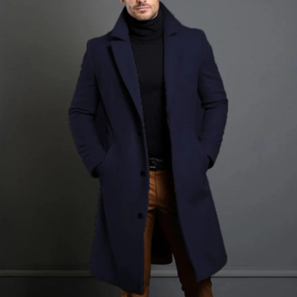 Warm Classic Men's Wool Winter Coat