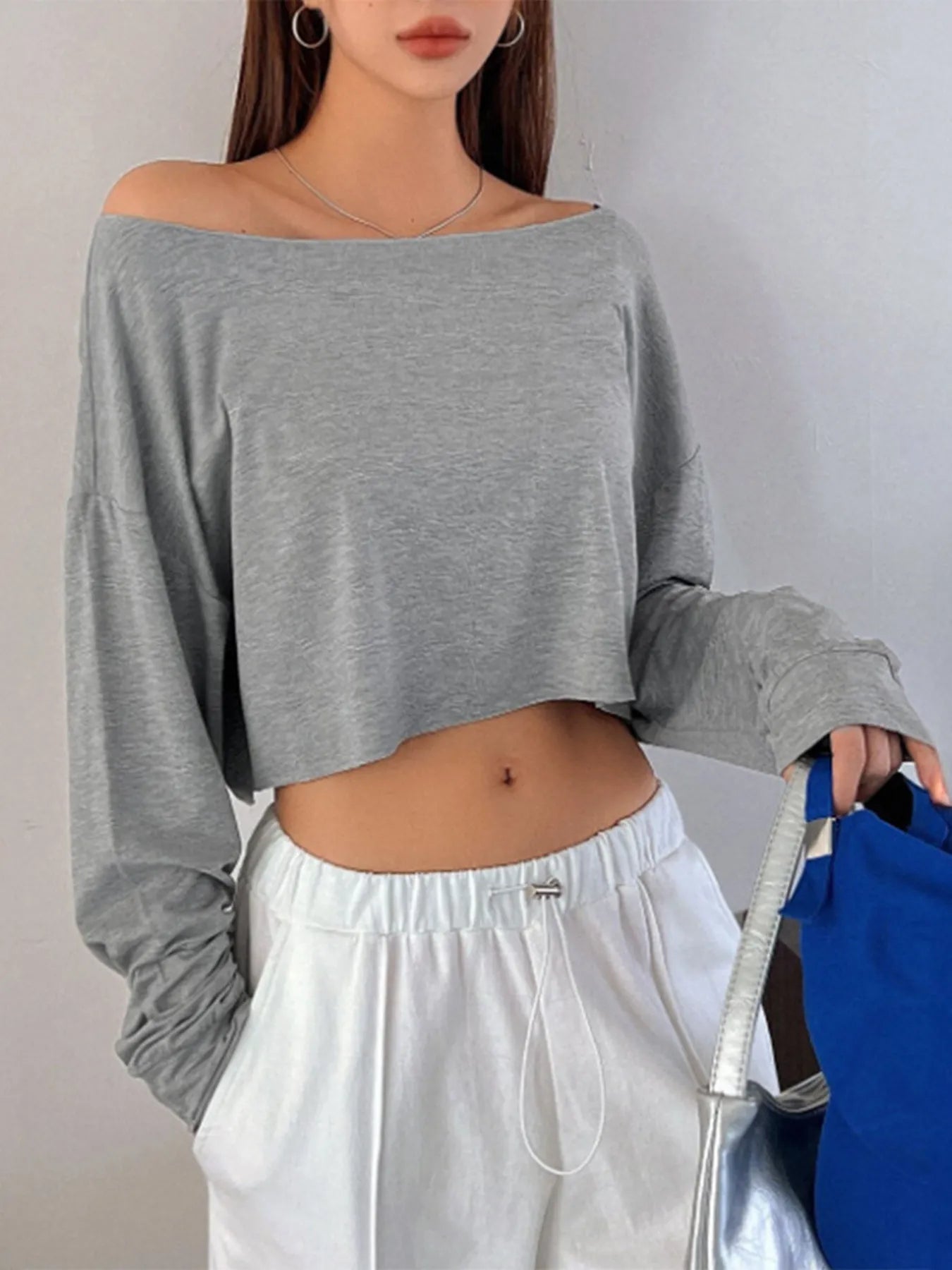 Relaxed Fit Crew Neck Tee Shirt - EasyApparels