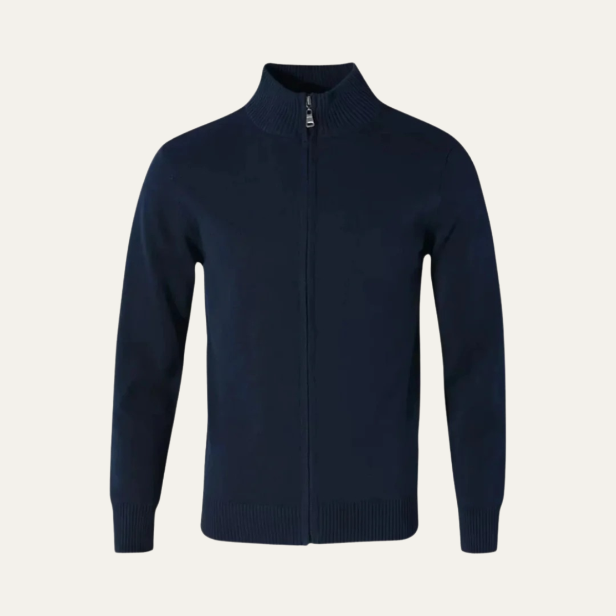 Soft Men's Premium Cashmere Zip Cardigan Sweater - Vossary