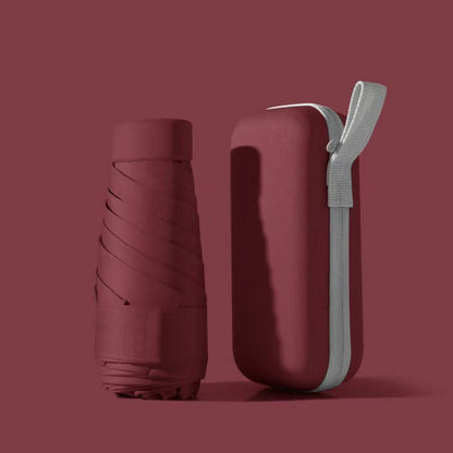 Portable Folding Umbrella With Pouch