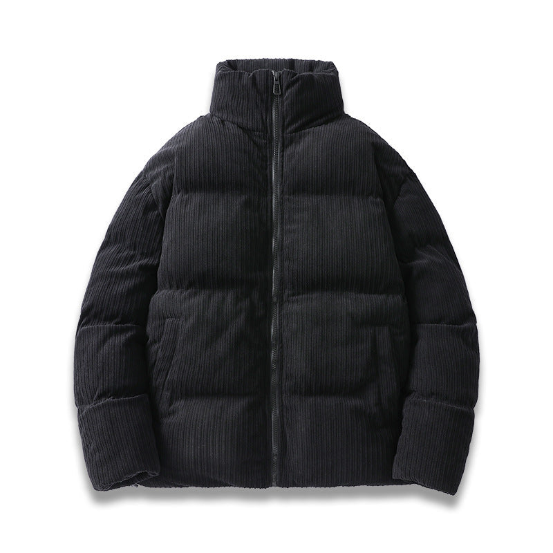 Warm Cotton Parka - Oversized Corduroy Jacket