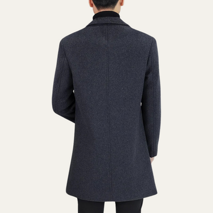 Classic Men's Wool Smart Office Coat