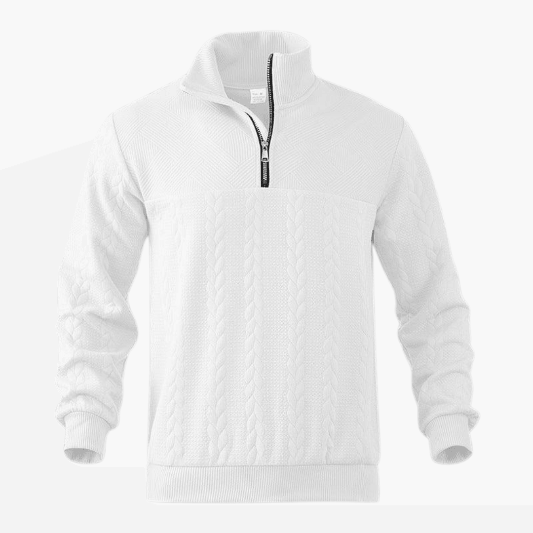 Classic Crew Neck Warm Sweater for Men