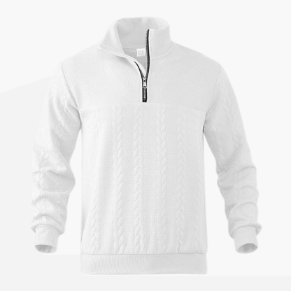 Classic Crew Neck Warm Sweater for Men