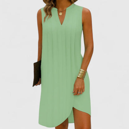 Chic V-Neckline Women's Dress