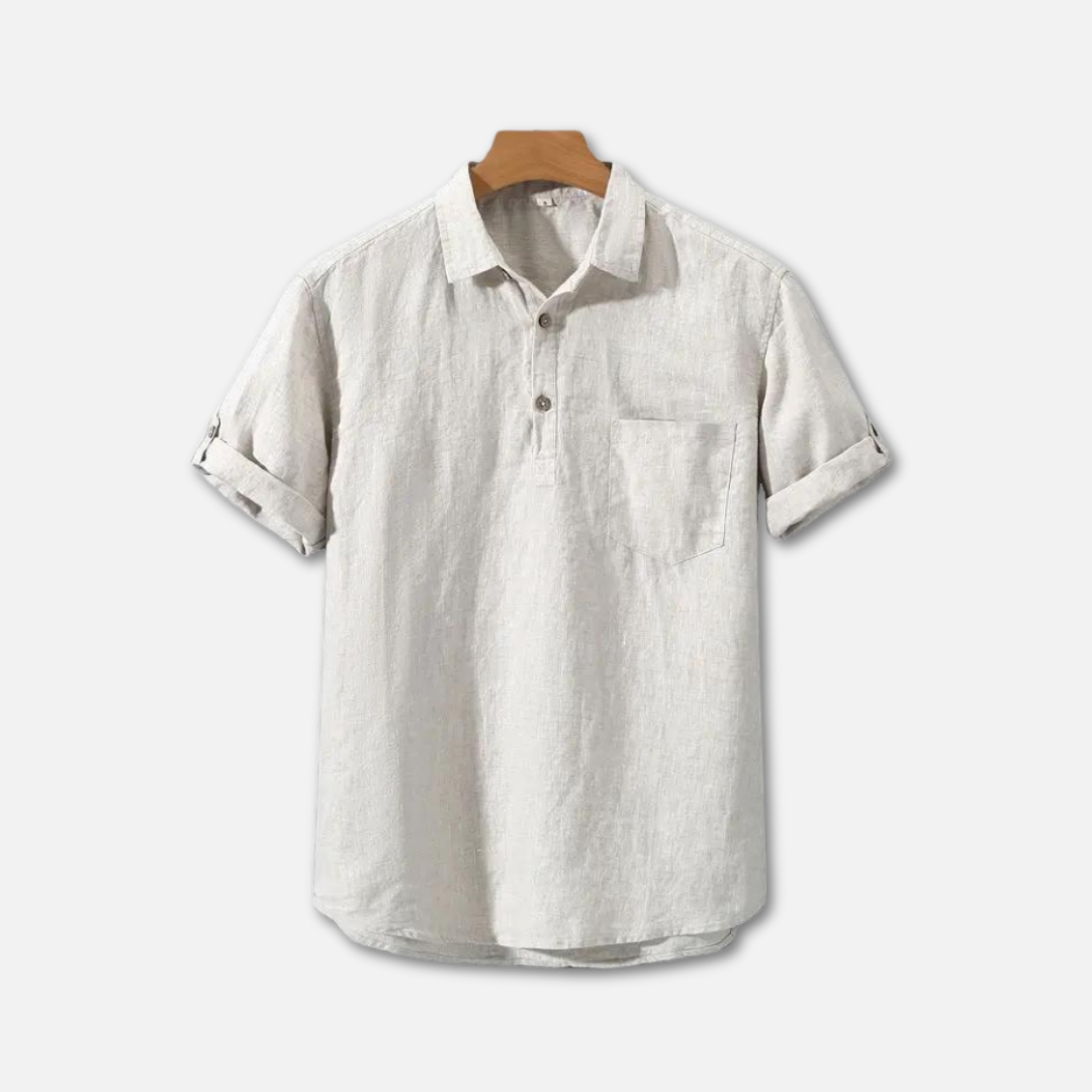 Comfortable Pastel Polo Shirt for Men, Soft Casual Tee - Luxicro