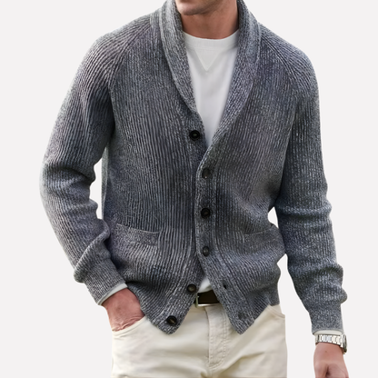 Classic Crew Neck Sweater Cardigan