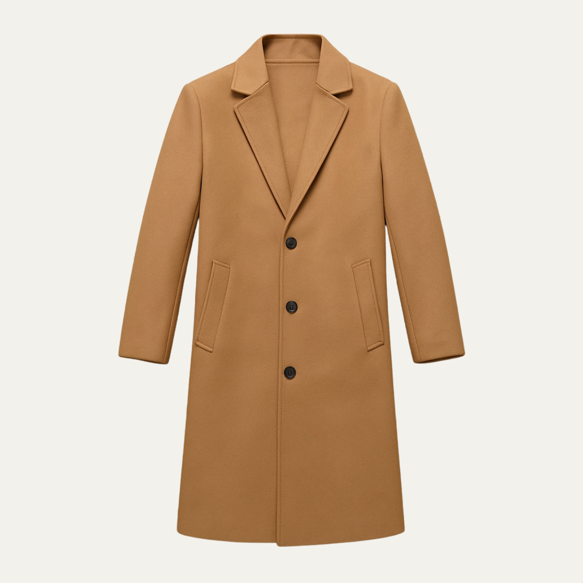 Warm Classic Men's Wool Winter Coat - Vossary