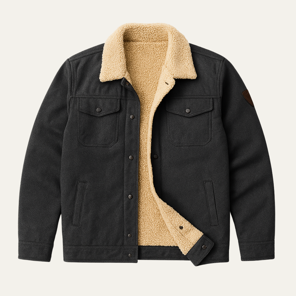 Waterproof Mens Fleece Jacket - Warm and Insulated