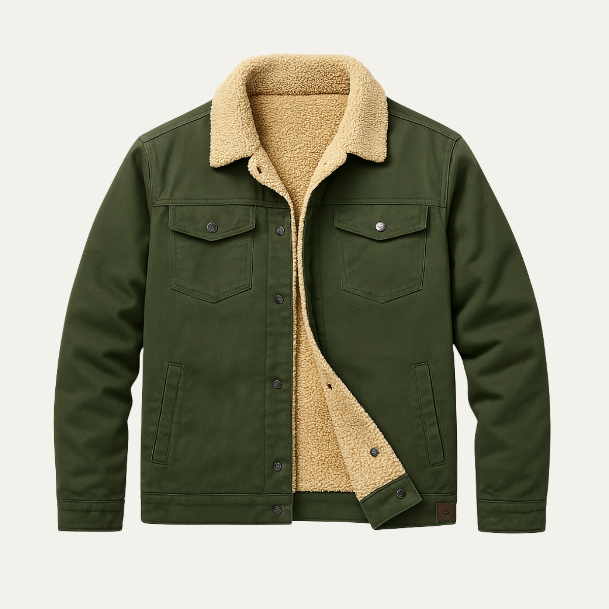 Waterproof Mens Fleece Jacket - Warm and Insulated