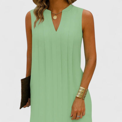Chic V-Neckline Women's Dress