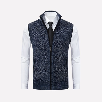 Men's Zipper Front Vest - Vossary