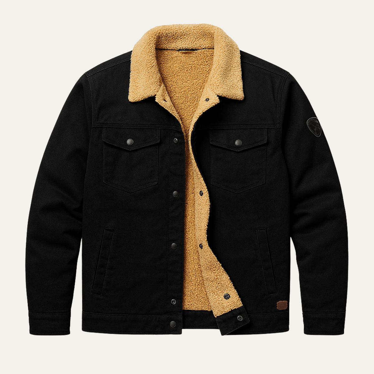 Waterproof Mens Fleece Jacket - Warm and Insulated - Vossary