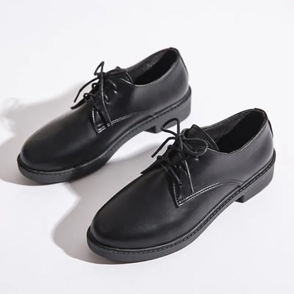 Classic Women's Leather Oxford Shoes