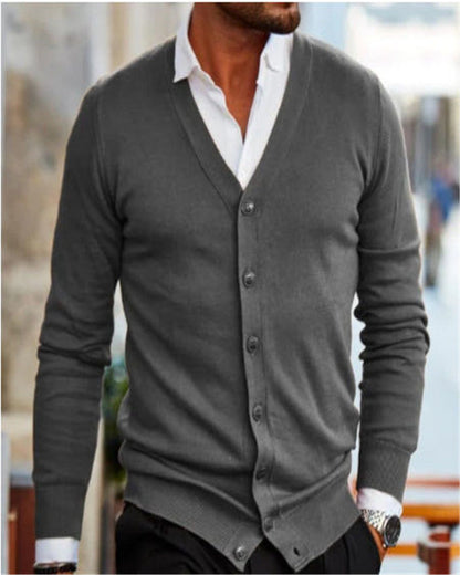 Comfortable Men's Cotton Sweater Coat