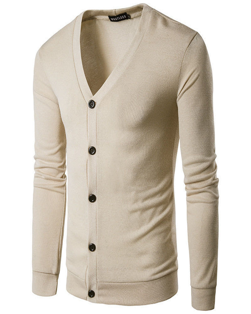 Comfortable Men's Cotton Sweater Coat