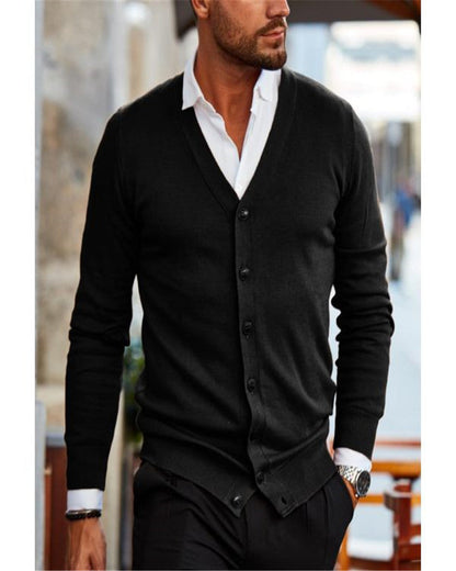 Comfortable Men's Cotton Sweater Coat