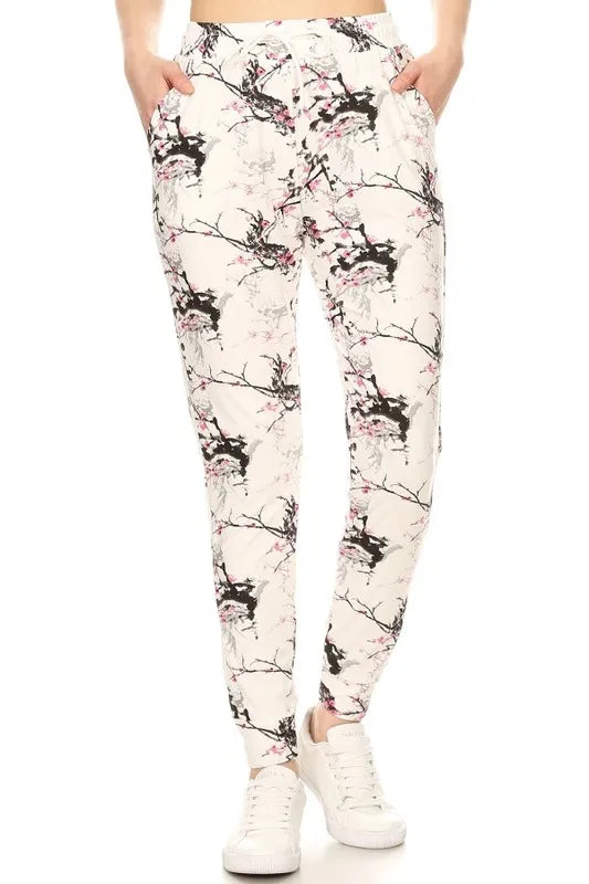 Comfortable Plus Size Elastic Waist Jogger Pants - EasyApparels
