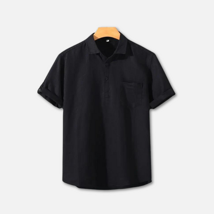 Comfortable Pastel Polo Shirt for Men, Soft Casual Tee