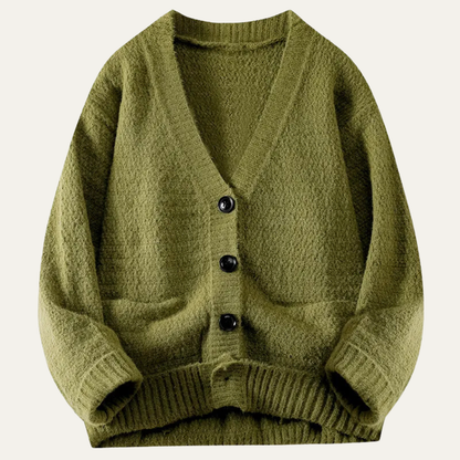 Comfy Men's Crew Neck Knitted Pullover Sweater