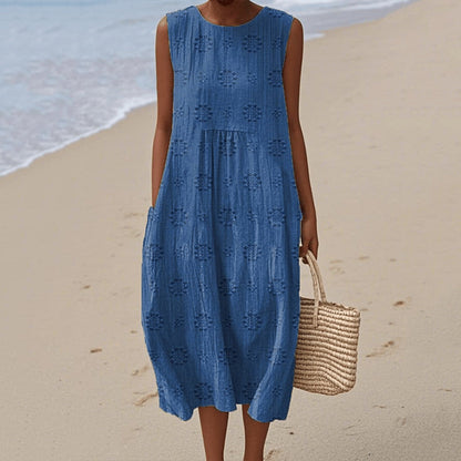 Comfortable Floral Midi Dress for Women