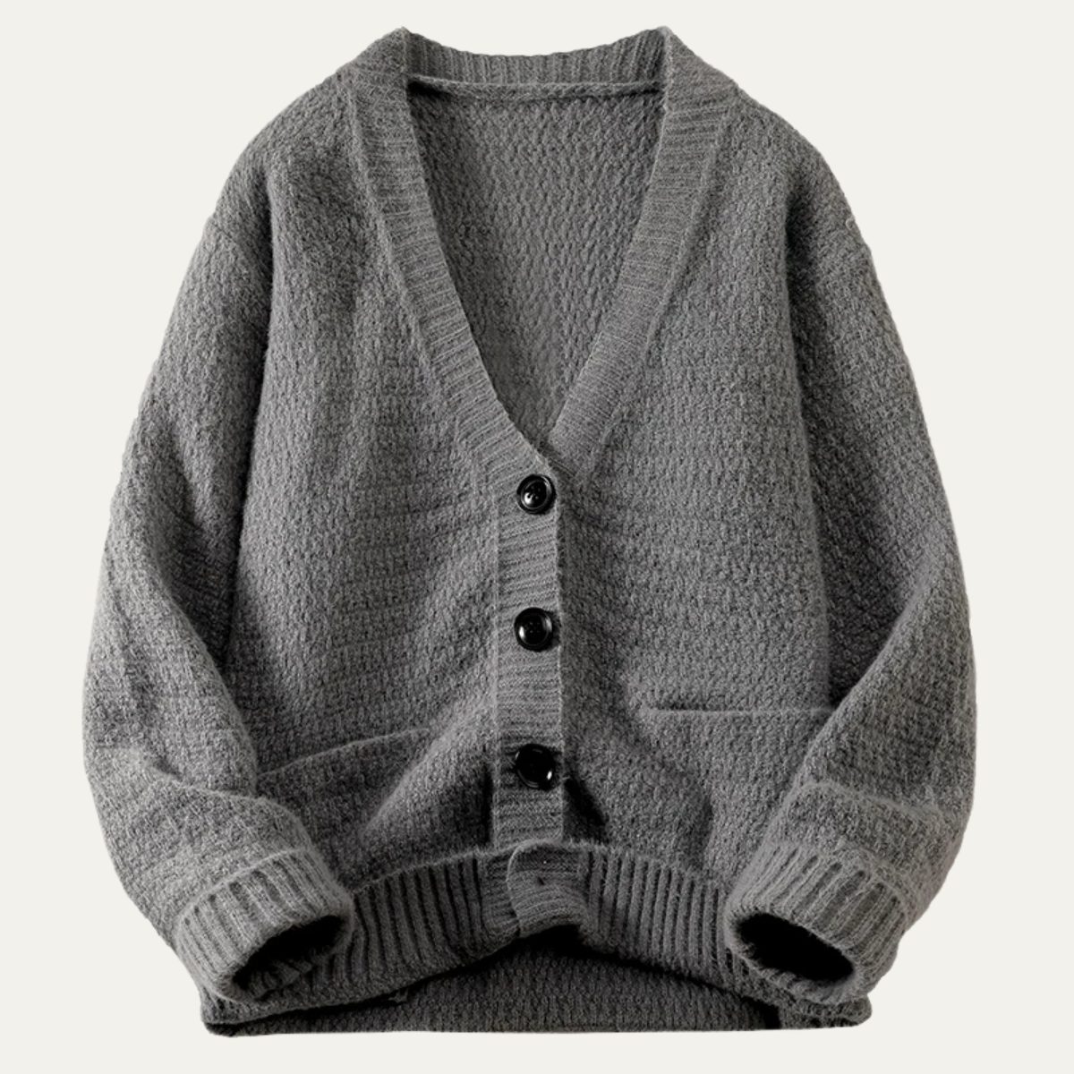 Comfy Men's Crew Neck Knitted Pullover Sweater - Vossary