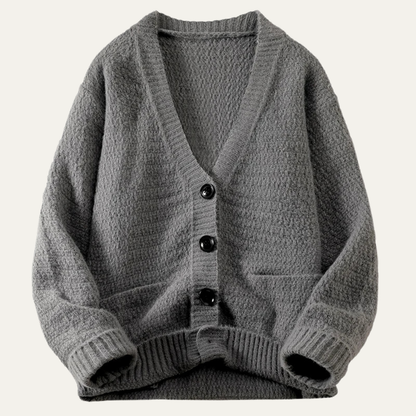 Comfy Men's Crew Neck Knitted Pullover Sweater - Vossary