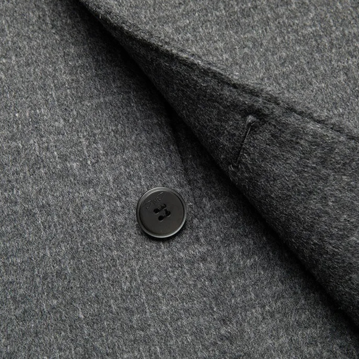 Luxury Men's Reversible Wool Overcoat