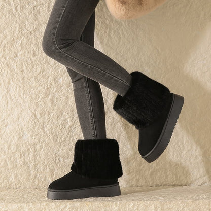 Warm Waterproof Ladies Snow Boots