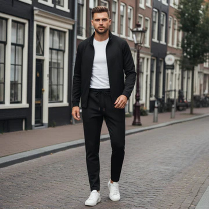 High Quality Men's Zip Up Tracksuit Set