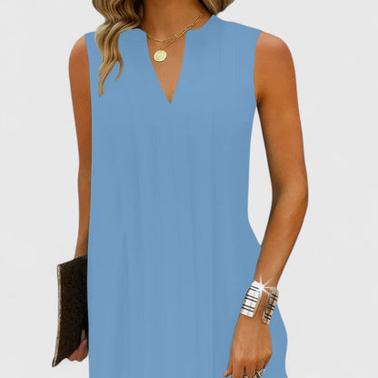 Chic V-Neckline Women's Dress