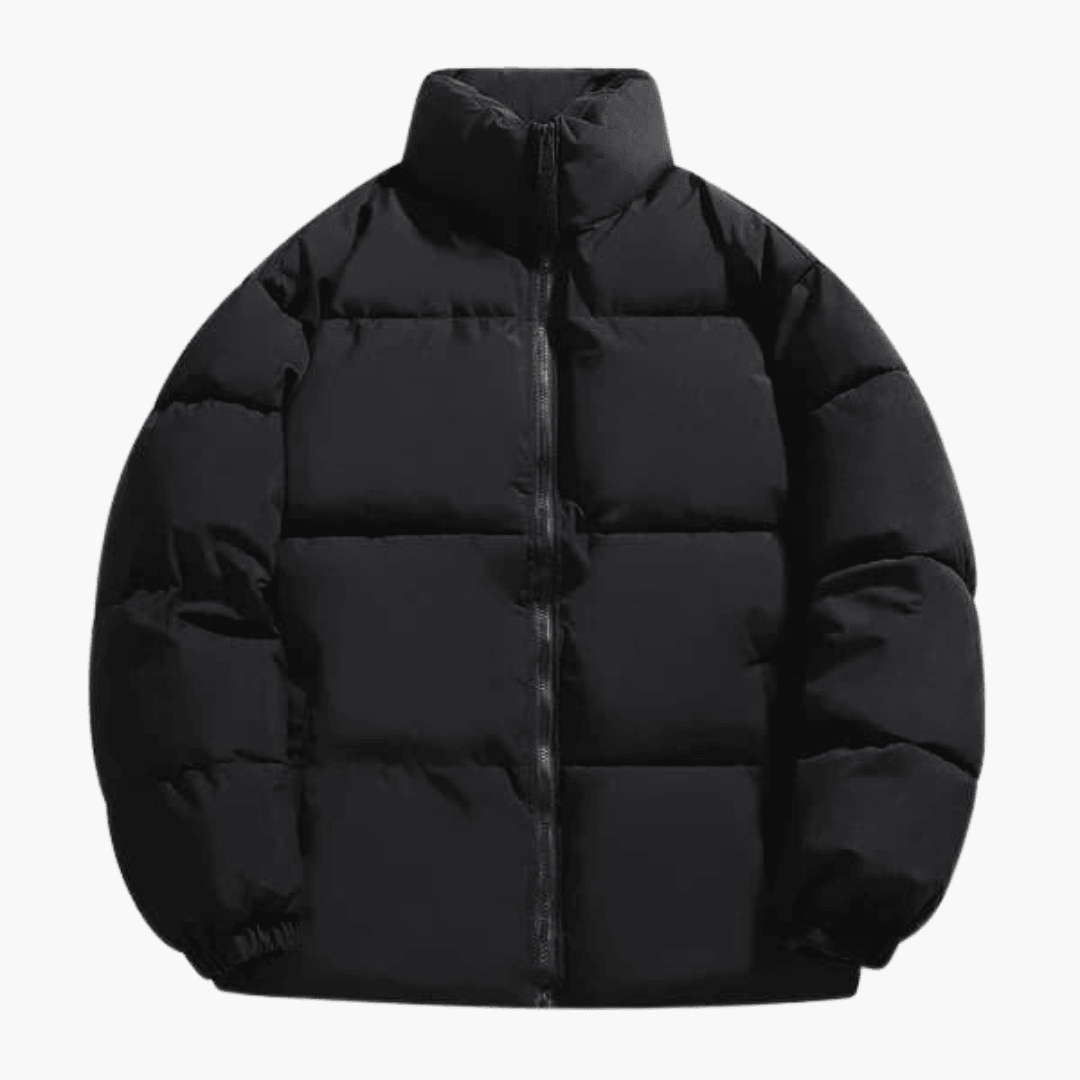 Warm Padded Men's Zip Up Parka Jacket