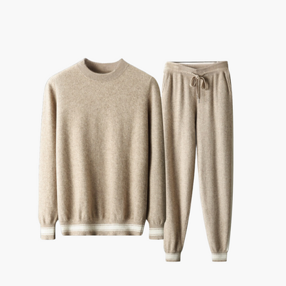 Men's Merino Wool Blend Crew Set - Vossary