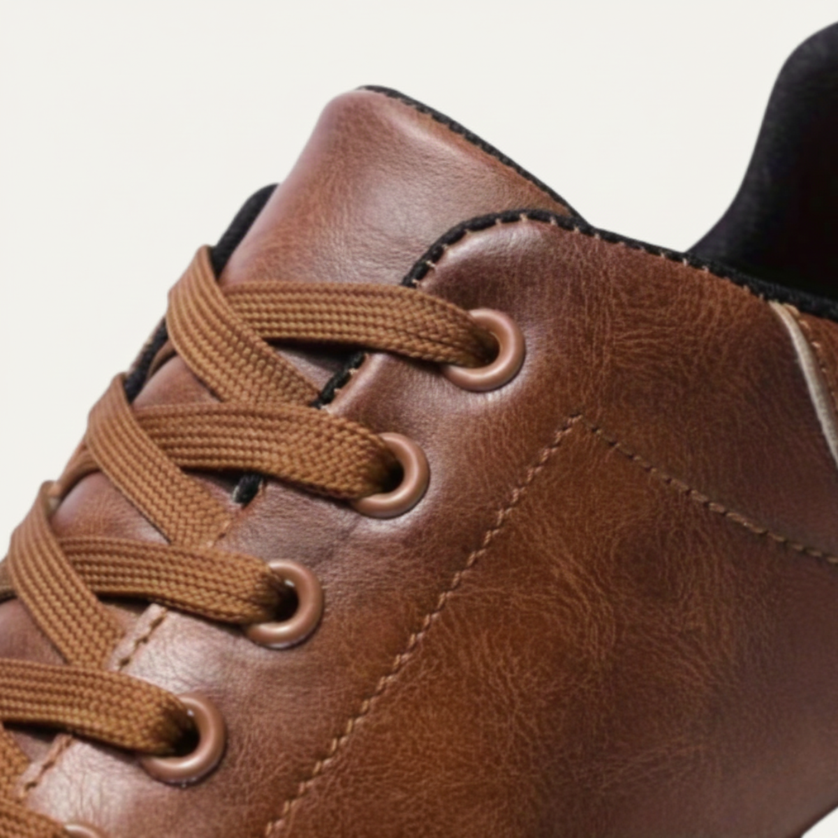 Leather Smart Comfortable Low Top Men's Shoes