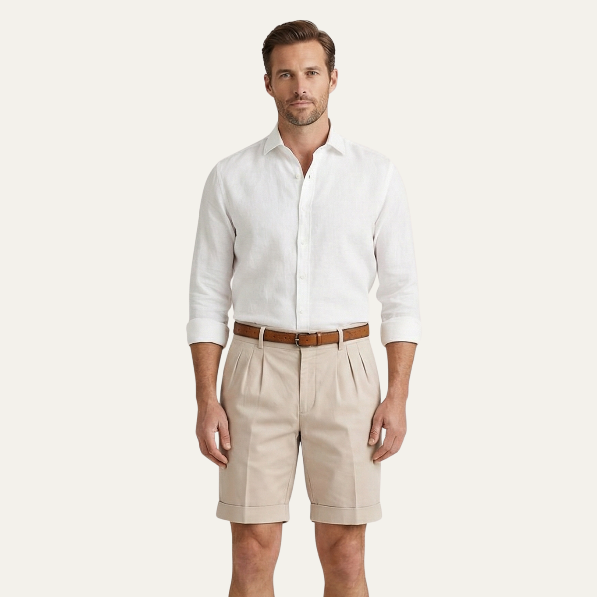 Classic Linen Shorts for Men