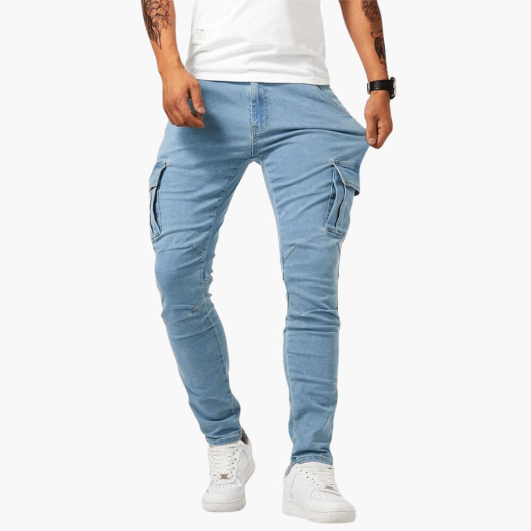 Comfortable Fit Cargo Pants with Stretchy Pockets
