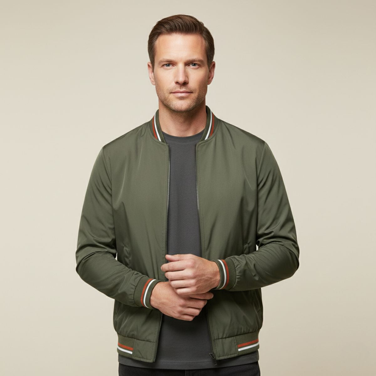 Classic Fit Mens Zipper Jacket